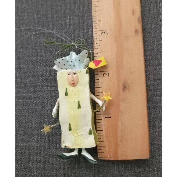 Dept 56 Krinkles Patience Brewster GREEN TREE BAG LADY Christmas Ornament 2.5" - Picture 4 of 4